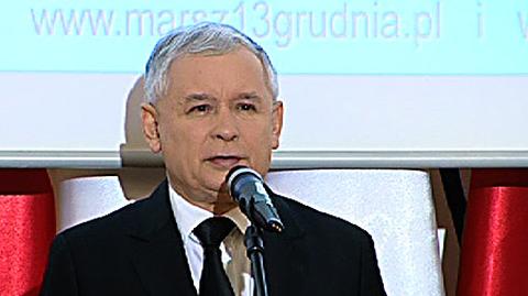Kaczyński o marszu 13 grudnia