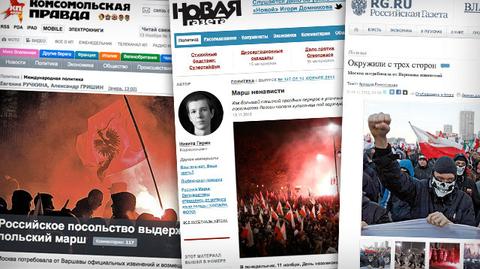 Rosyjska prasa o wydarzeniach 11 listopada w Warszawie