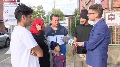 Rozmowa reportera TVN24 z iracką rodziną