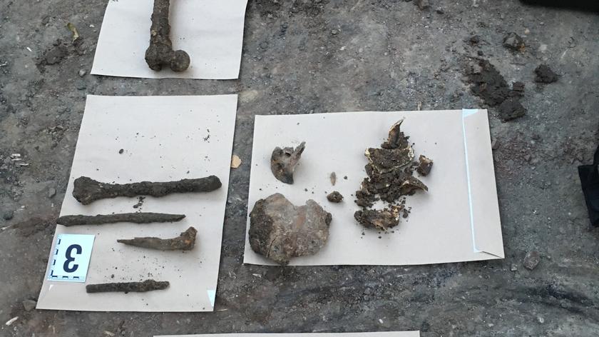 Kości ludzkie znalezione na terenie aresztu śledczego