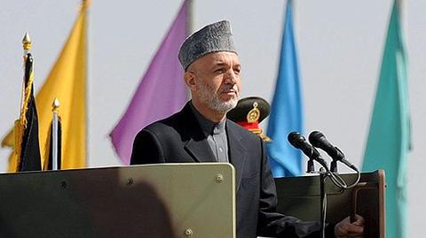 Karzaj był celem ataku talibów