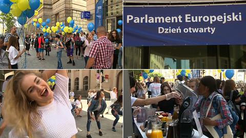 Oda do radości w wersji młodzieżowej. Flash mob z okazji Dnia Europy