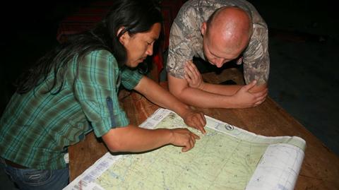"Solo Amazon Expedition" Marcin Gienieczko wraz z canoe