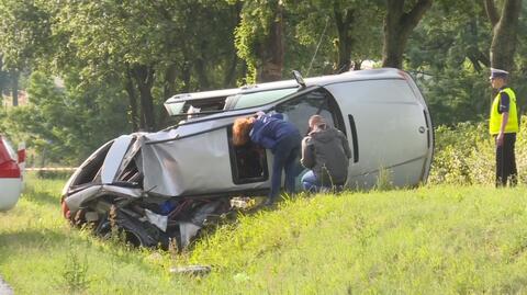 Tragiczny wypadek koło Świebodzina. Kierowca zgłosił się na policję