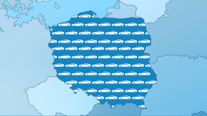 Ile samochodów jeździ po polskich drogach?