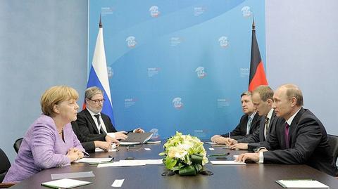 Rozmowa Putina z Merkel ws. Ukrainy