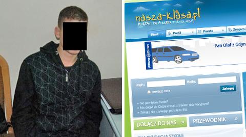 Młody przestępca wpadł w ręce policji (TVN24/nasza-klasa.pl)