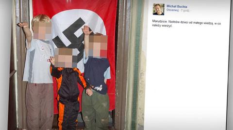 Opublikował zdjęcie dzieci ze swastyką. "Zarzuty o propagowanie nazizmu absurdalne"
