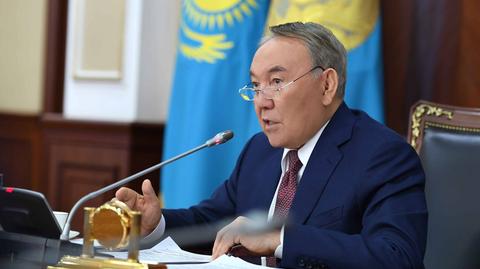 Nursułtan Nazarbajew honoruje zwycięzców igrzysk olimpijskich
