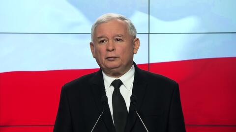 Jarosław Kaczyński bronił w sobotę rolników z Pyrzyc 