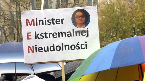 Nauczyciele kontra ministerstwo edukacji