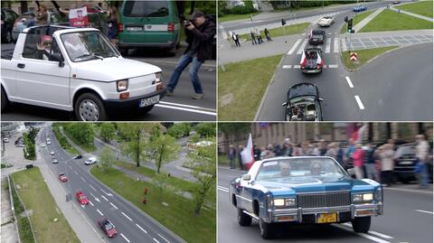 Parada kabrioletów w Poznaniu