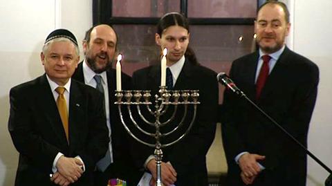 Prezydent w synagodze im. Nożyków