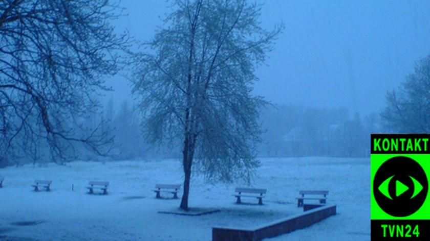 Zima zaatakowała zachodnią Polskę (foto:Kiki)