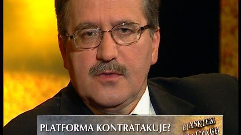 Bronisław Komorowski, marszałek Sejmu (PO)