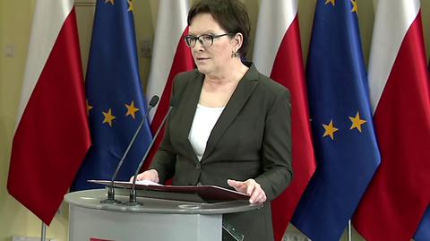 Premier Ewa Kopacz po wyjazdowym posiedzeniu rządu o kwestii uchodźców
