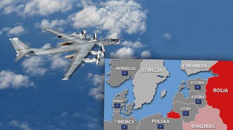 Samoloty RAF przechwytują rosyjski bombowiec nad Morzem Północnym