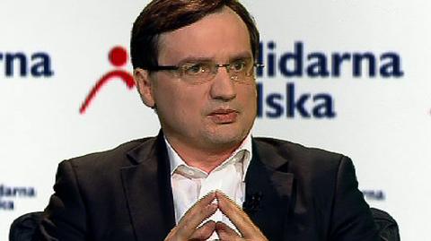 Zbigniew Ziobro o propozycji Jarosława Kaczyńskiego