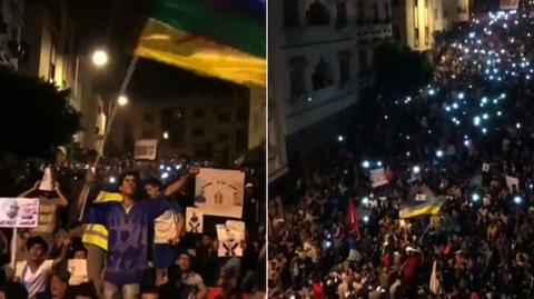 Do protestu doszło w miejscowości Al-Husajma