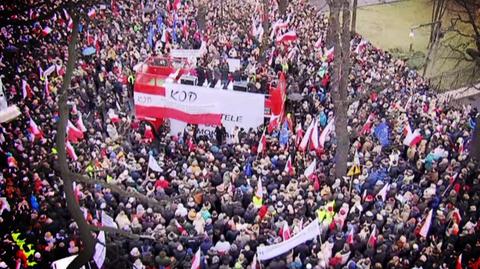 Demostracja w Warszawie