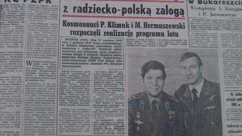 Major Mirosław Hermaszewski w kosmosie