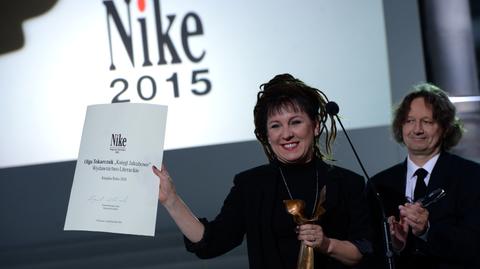 Olga Tokarczuk z literacką Nike 2015 za "Księgi Jakubowe"