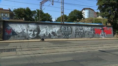 Patriotyczny mural powstał w Szczecinie 