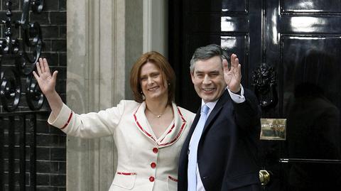 Gordon Brown na Downing Street 10