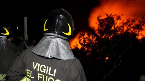 Pożary pustoszą Włochy