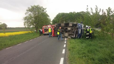 Tragiczny wypadek busa pod Wrocławiem