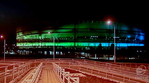 Iluminacja na wrocławskim stadionie