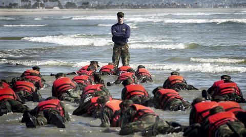 Ekstremalne szkolenia kandydatów na członków formacji Navy SEALs