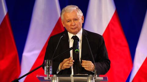 Kaczyński na konwencji prawicy: Zaczynamy od początku. Celem jest przejęcie władzy 