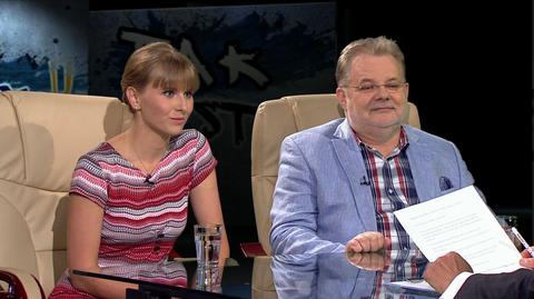 Magdalena Korzekwa i prof. Zbigniew Izdebski w Tak Jest