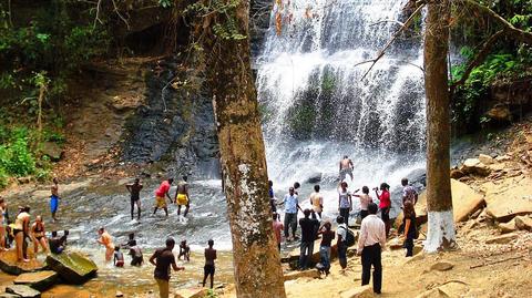 Wodospad Kintampo w Ghanie