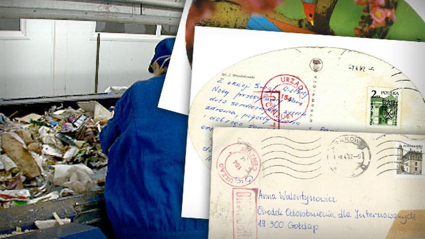 Pracownik sortowni znalazł pocztówki do Anny Walentynowicz
