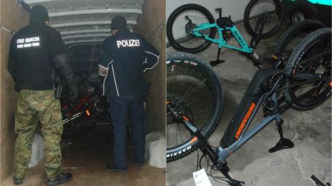 Rowery warte 300 tys. złotych skonfiskowane przez straż graniczną
