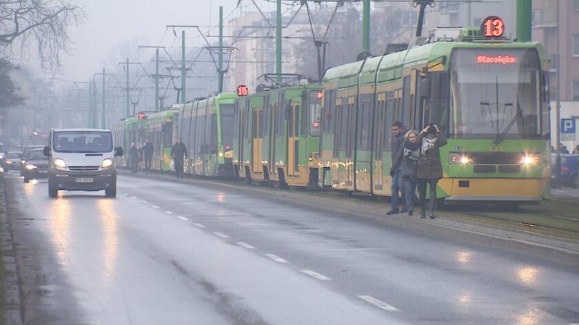 Awaria trakcji, tramwaje stanęły w całym Poznaniu