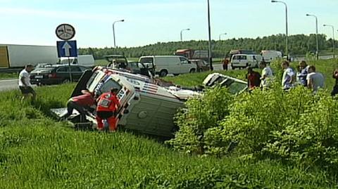 Pacjent znajdujący się w karetce nie przeżył wypadku