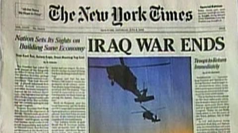 Fałszywy NY Times: koniec wojny w Iraku