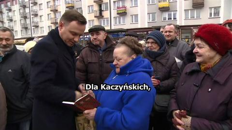 Andrzej Duda z wyborcami