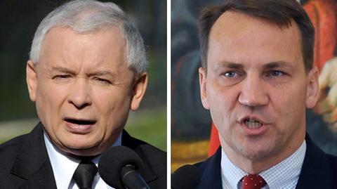 Kaczyński oburzony wypowiedzią Sikorskiego