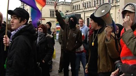 Manifestacja we Wrocławiu - dwie osoby zostały ranne