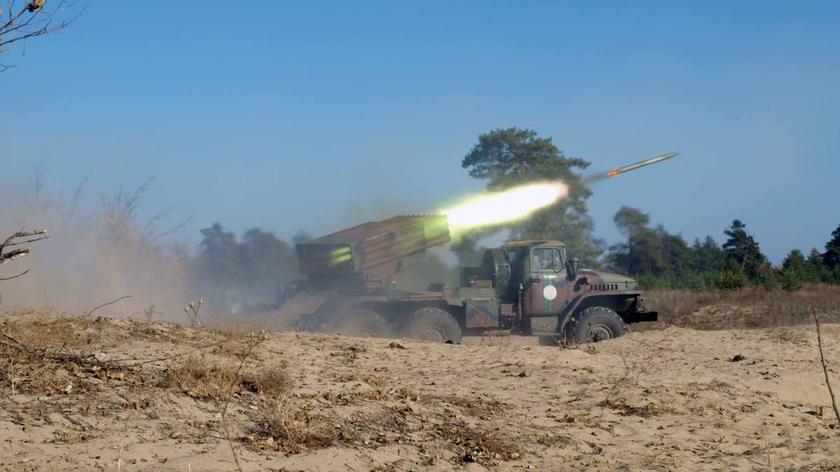 Wyrzutnie rakietowe w walkach w Donbasie 