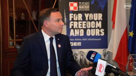 Andrzej Duda w Londynie