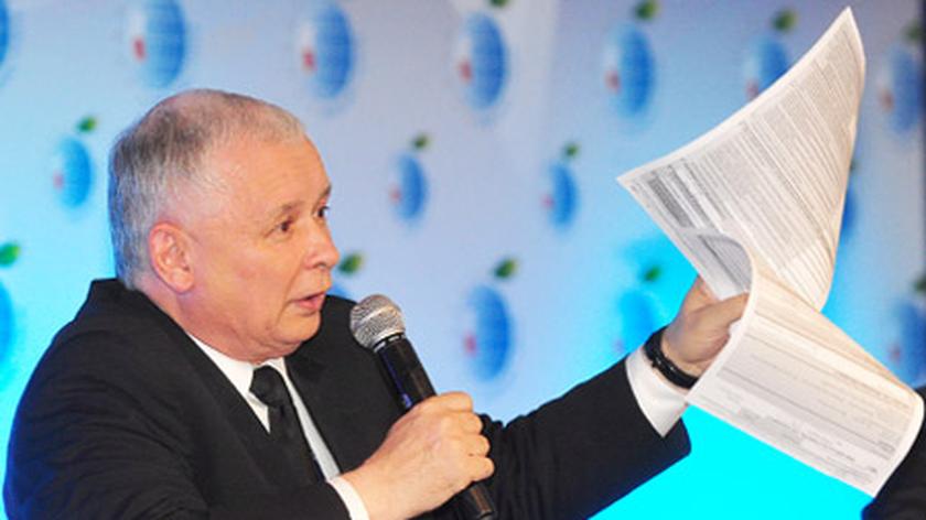 Kaczyński krytykuje rząd za podatki