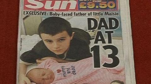 13-latek z Wielkiej Brytanii został ojcem
