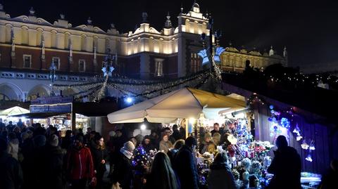 Targi Bożonarodzeniowe na Rynku Głównym w Krakowie