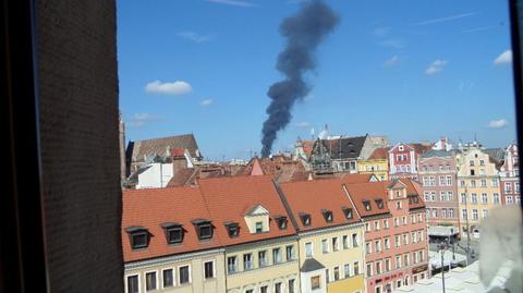 We Wrocławiu płonęło składowisko starego sprzętu AGD