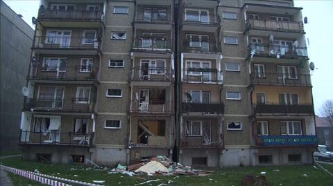 Bytom: Zniszczony w eksplozji blok do rozbiórki
